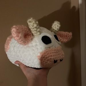 Crochet cow plush 🐮